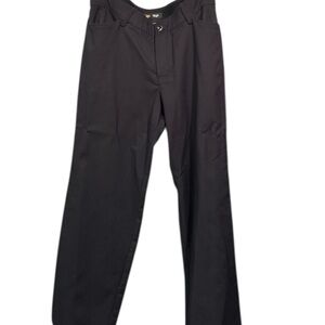Lee Women's Regular Fit Mid Rise Black Trouser with Flex Motion Size 16W Petite